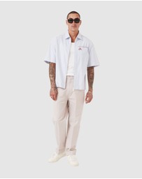 Zanerobe - Boxy SS Overshirt 2.0 Blue Stripe