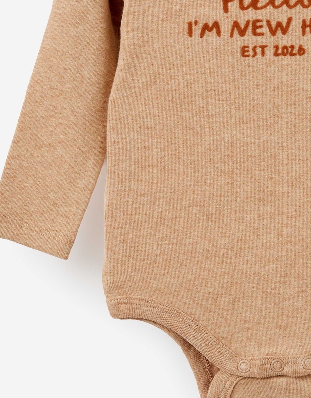Cotton On Kids - Organic Long Sleeve Bubbysuit