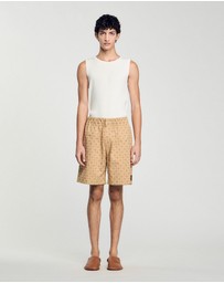 Sandro - Cross Cotton Shorts