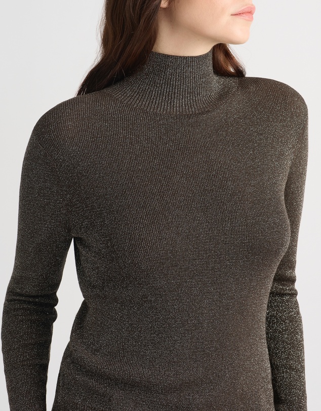 David Lawrence - Flores Sparkle Roll Neck Knit Jumper