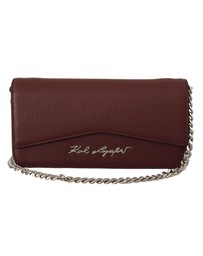 Karl Lagerfeld - Pre-Loved Karl Lagerfeld KIKONIC Chain Bag Burgundy