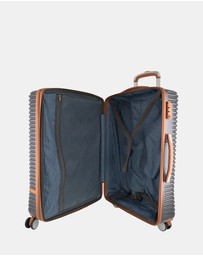 Pierre Cardin - Pierre Cardin 80cm Large Hard Shell Suitcase