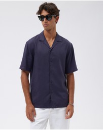 AERE - Saltair Linen Blend Shirt