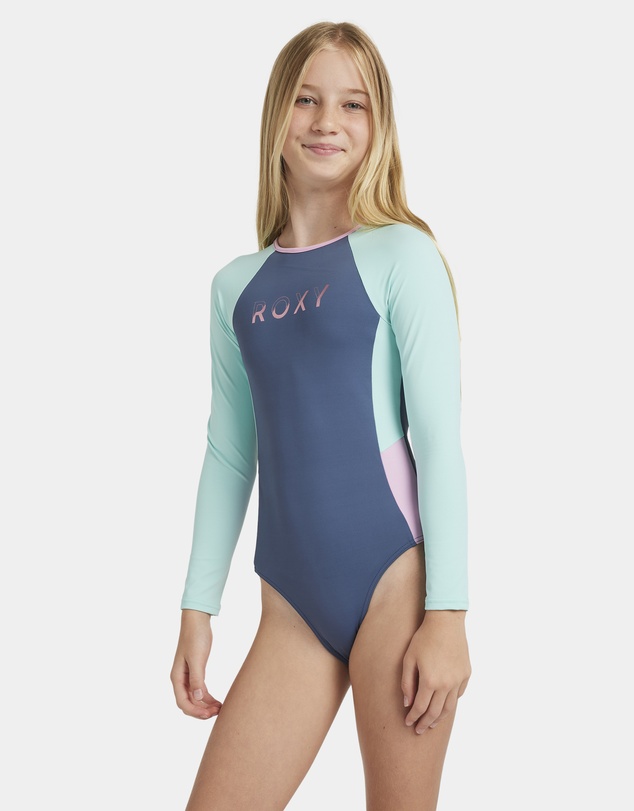 Roxy - Girls 8 to 16 Colorblock One Piece Rash Vest