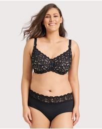 Ava & Audrey  - Ava & Audrey Tilly Microfibre & Lace Full Brief