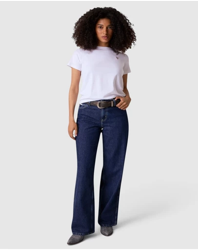 GUESS Jeans - GUESS JEANS G11 Wide Leg Flap Pocket Jeans