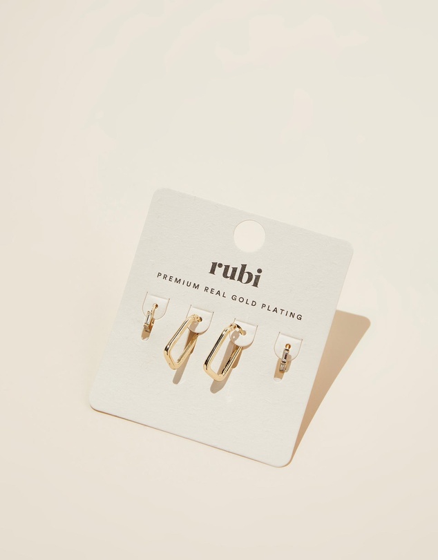 Rubi - 2Pk Mid Earring