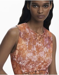 Desigual - Floral draped dress