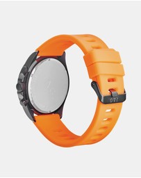 Jag - Beachport Mens Black Dial 46mm Orange Watch