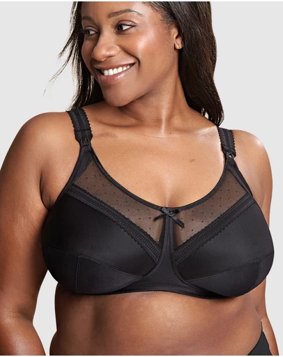 Royce Lingerie - Charlotte Supportive Cotton-Lined Full Bust Nursing Bra