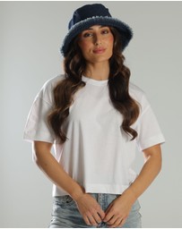 Morgan & Taylor - Jana Denim Bucket Hat in Indigo Blue