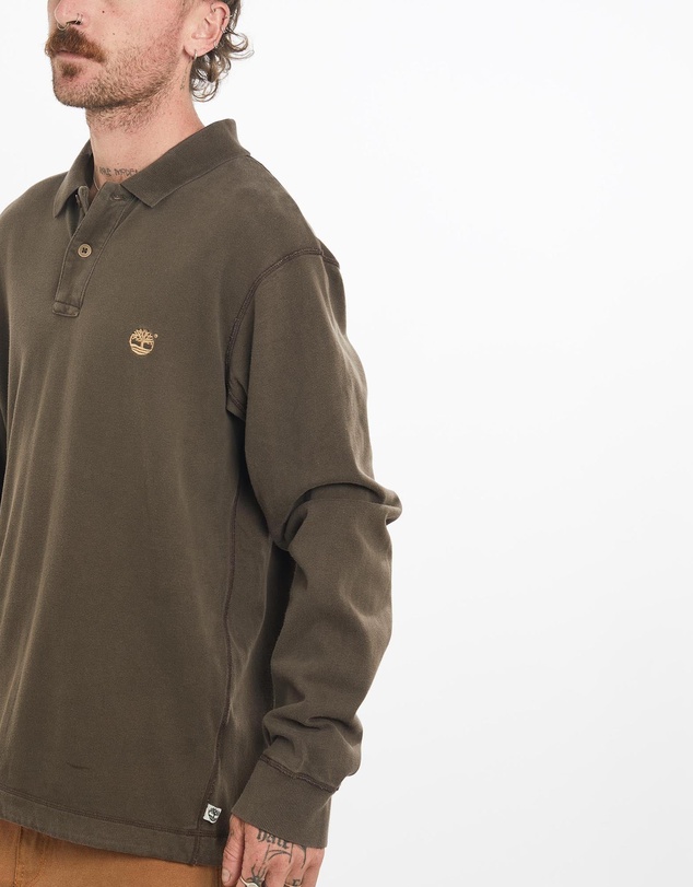 Vintage by The Real Deal - Pre Loved - Vintage Timberland Long Sleeve Polo Shirt