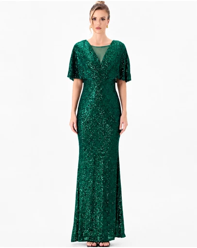 Bariano - Paola Flutter Sequin Maxi
