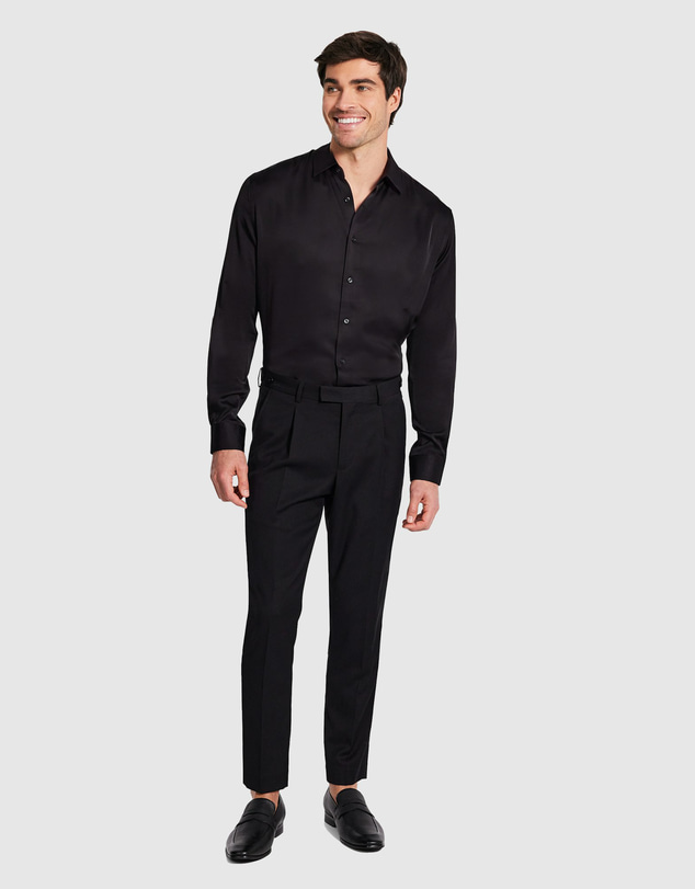 Tarocash - Titanium Viscose Shirt