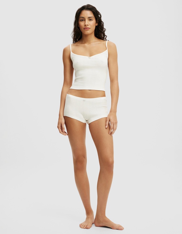 Cotton On Body - Dreamy Soft Pointelle Micro Shorts