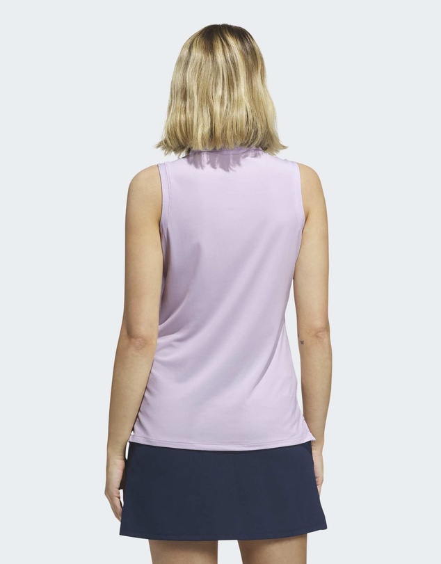 adidas Performance - Ultimate365 Solid Sleeveless Polo Shirt Womens