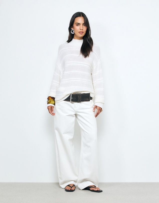 AERE - Dea Wool Blendcable Knit Jumper