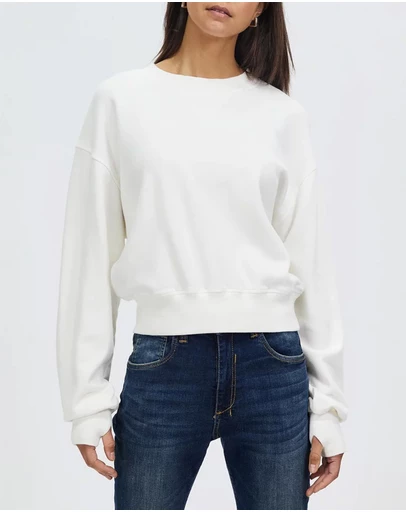 DRICOPER DENIM - Gemma Ivory Loose Sweats