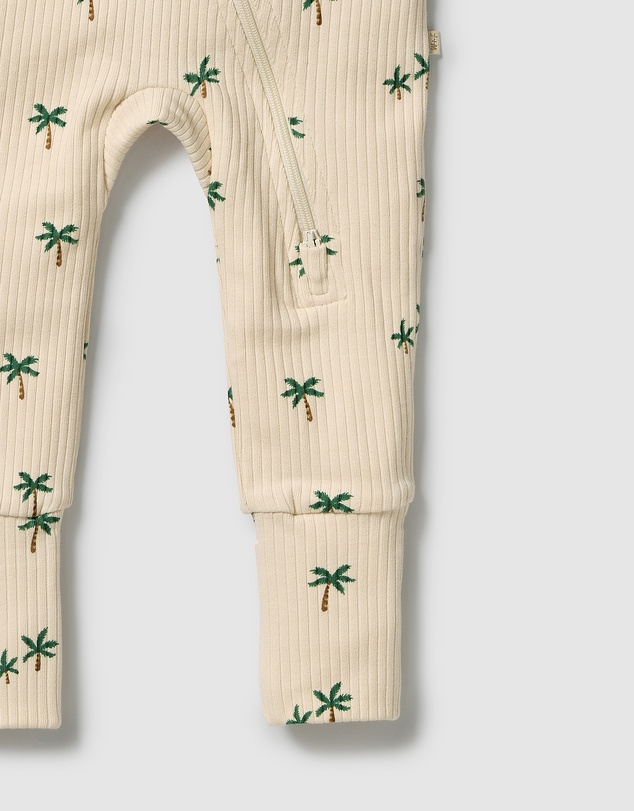 Wilson & Frenchy - Organic Zipsuit With Feet - Babies