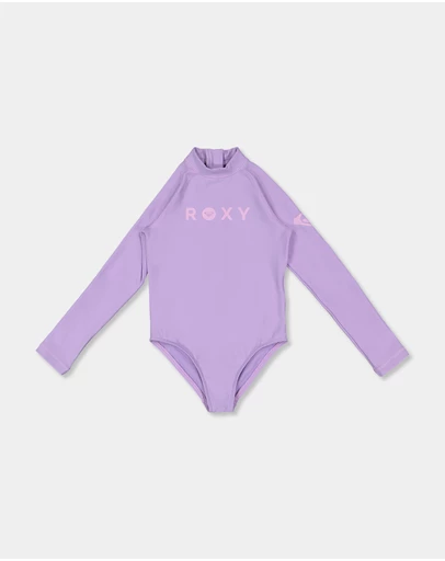 Roxy - Girls 2 to 7 Heater Long Sleeve One Piece Swimsuit