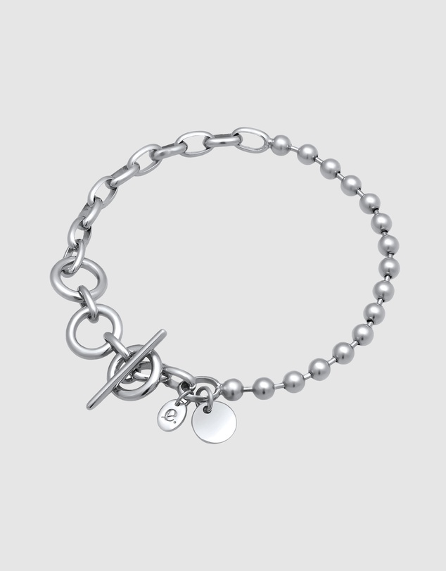 Elli Jewelry - Bracelet Ball Chunky Chain 925 Sterling Silver