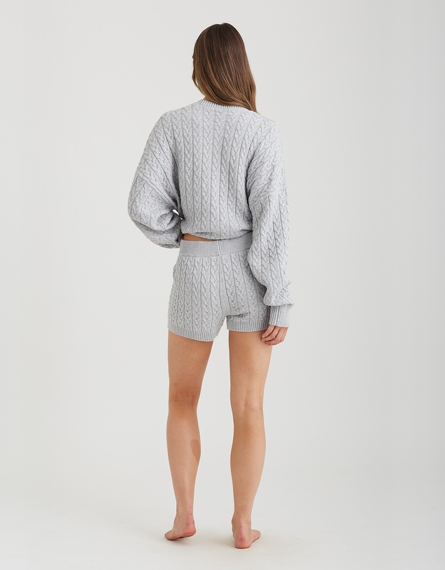 Papinelle - Cosy Cable Cotton Cashmere Short