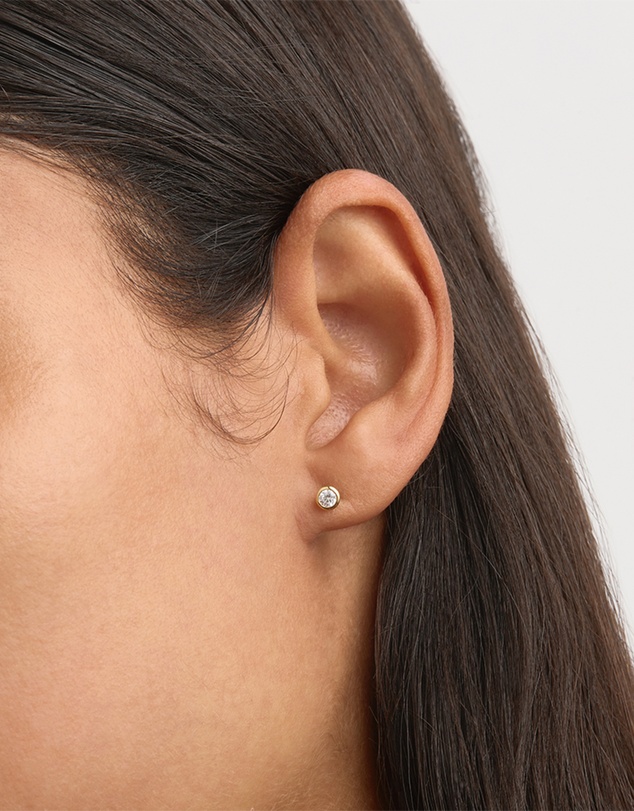 By Charlotte - Radiant Crystal Stud Earrings