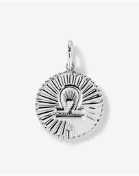 Michael Hill - Diamond Accent Libra Zodiac Pendant in Sterling Silver