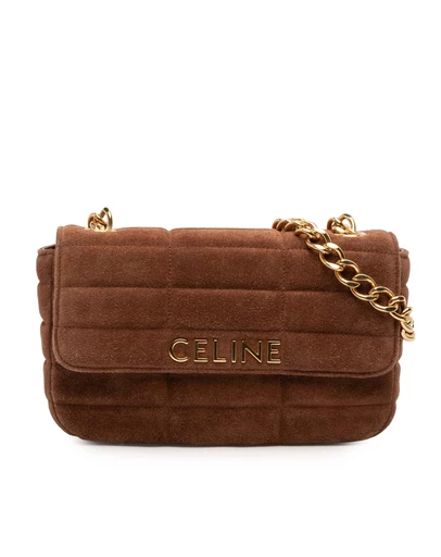 Pre-Loved by Azura Reborn - Pre-Loved Suede Monochrome Shoulder Bag