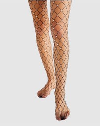 High Heel Jungle - Star Struck Fishnet Tights