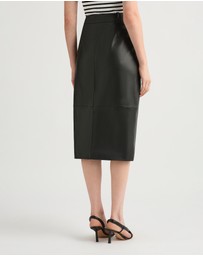 David Lawrence - Emmanuel Leather Skirt