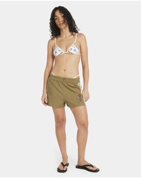 RVCA - Womens Mel G Elastic Waist Shorts