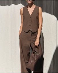 Rylan - Alt-Leather Woven Small Tote Bag