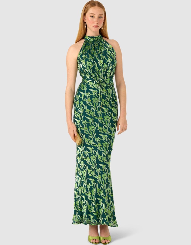 SACHA DRAKE - Priscilla Halter Bias Dress