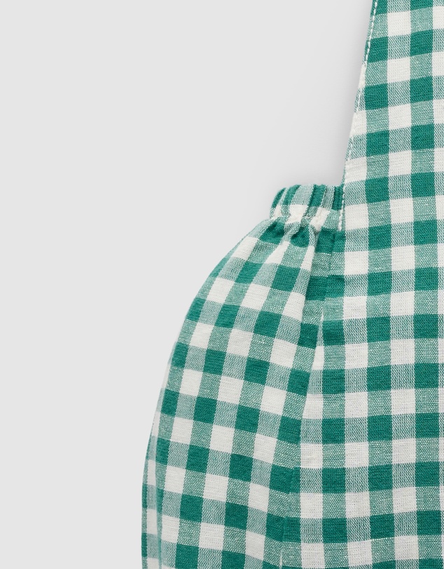 Purebaby - Gingham Overalls Christmas -Kids-Babies