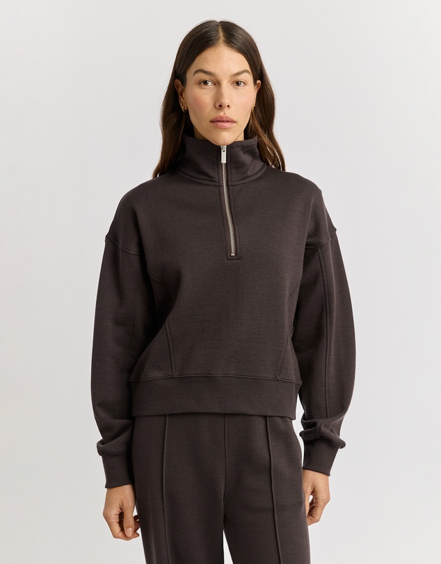 Toorallie - Lounge Cropped Half Zip
