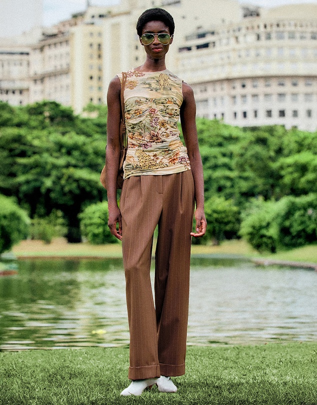 Farm Rio - Toile De Rio Winter Sleeveless Blouse
