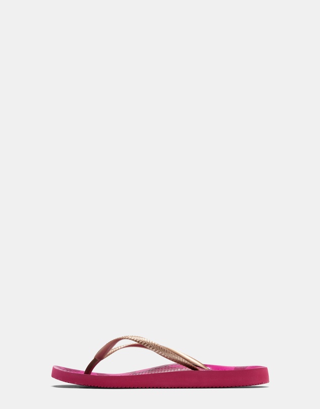 Vionic - Noosa Print Toe Post Sandal - Berry Tiger Bronze