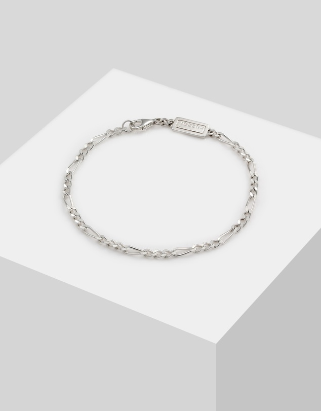 Kuzzoi - ICONIC EXCLUSIVE - Classic Figaro Chain Bracelet in 925 Sterling Silver