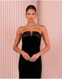 Azzurielle - Mariet Plunge Strapless Gown