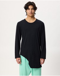 Surrounded By Ghosts - The Neobite Asymmetrical Tail Long Sleeve T-Shirt