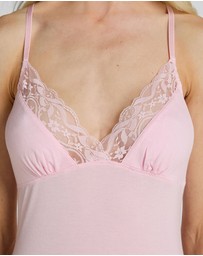Hunkemoller - Jersey Lace Bow Slipdress
