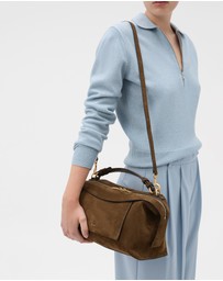 Oroton - Mica Large Bowler Suede
