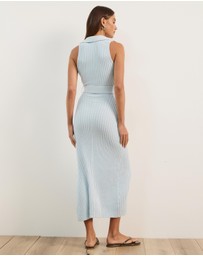 Atmos&Here - Joni Sleeveless Rib Knit Midi Dress