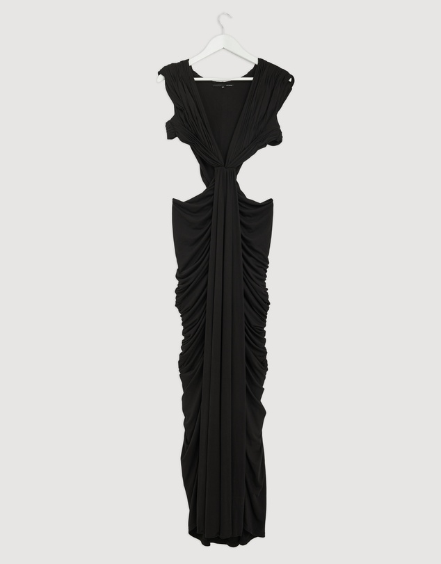 Revibe - Repaired MISHA The Solacia Cupro Dress - AU 10