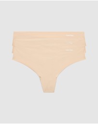 Calvin Klein - 3-Pack Invisibles Micro Thong