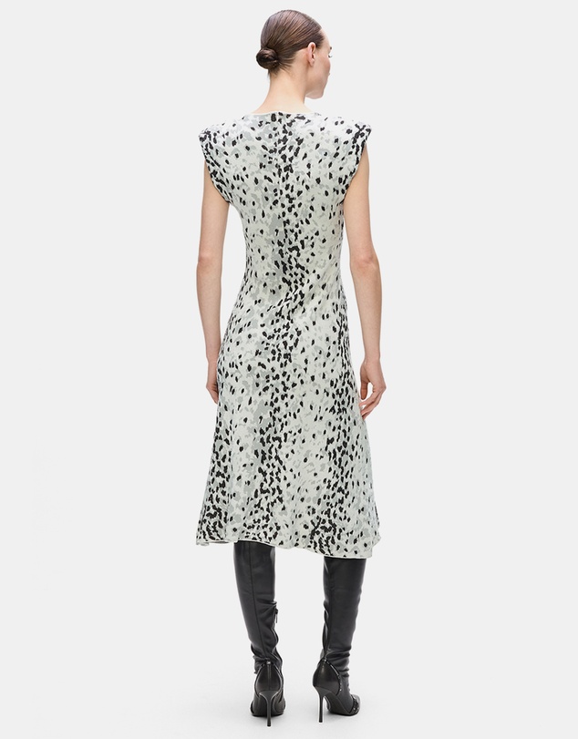 Karl Lagerfeld - Snow Leopard Knit Dress