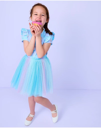 Rock Your Kid - Frozen Rainbow Dress - ICONIC EXCLUSIVE - Kids