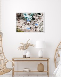 Olive et Oriel - View to Fontelina Art Print
