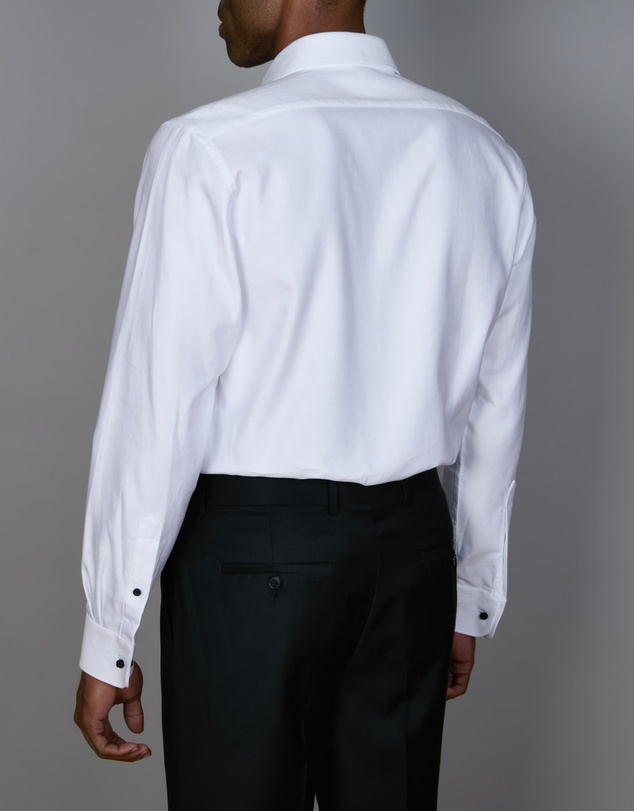 Abelard - Bottone Nero Evening Slim Fit Shirt